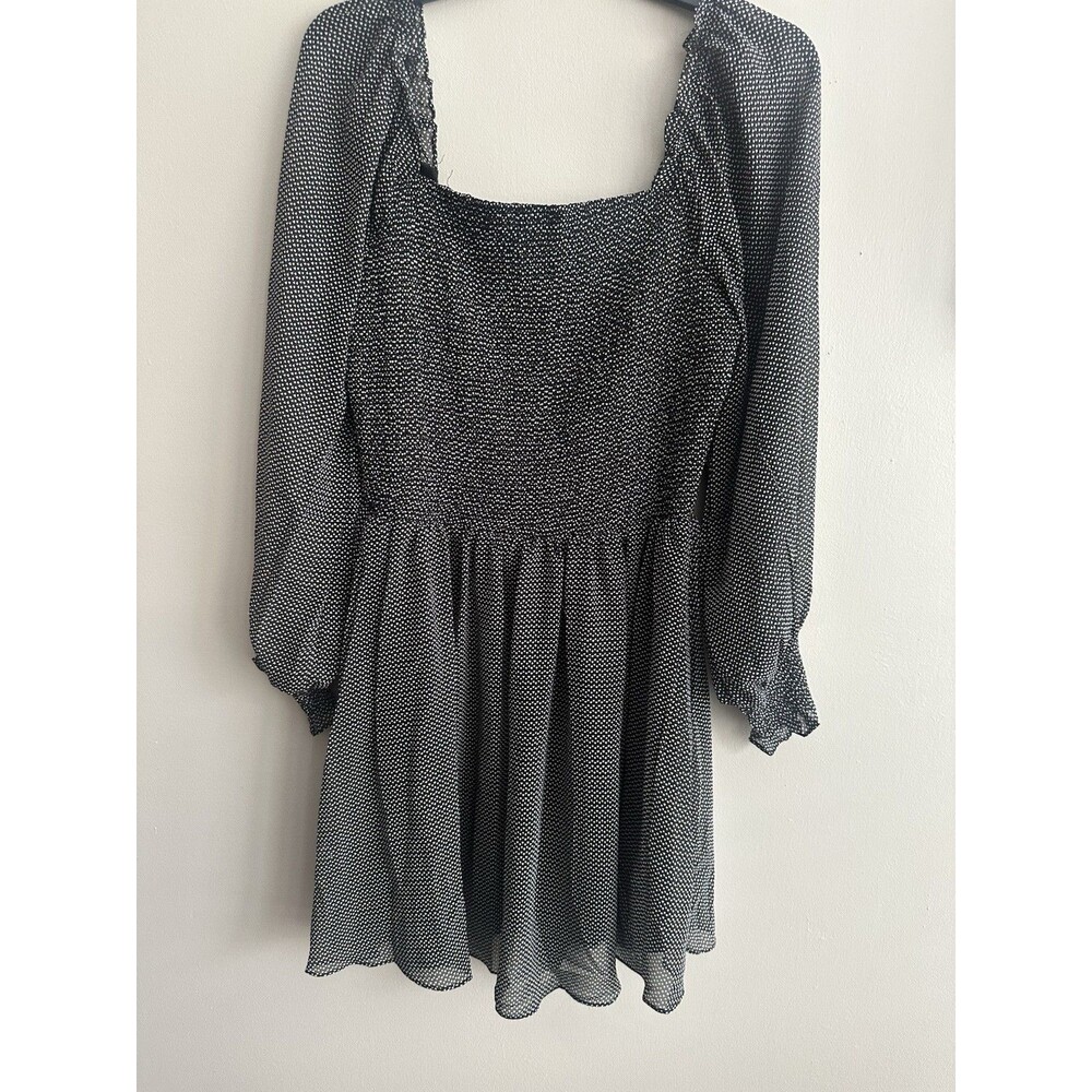 Women's Polka Dot Dress Black and White Size L New Without Tags Never Worn